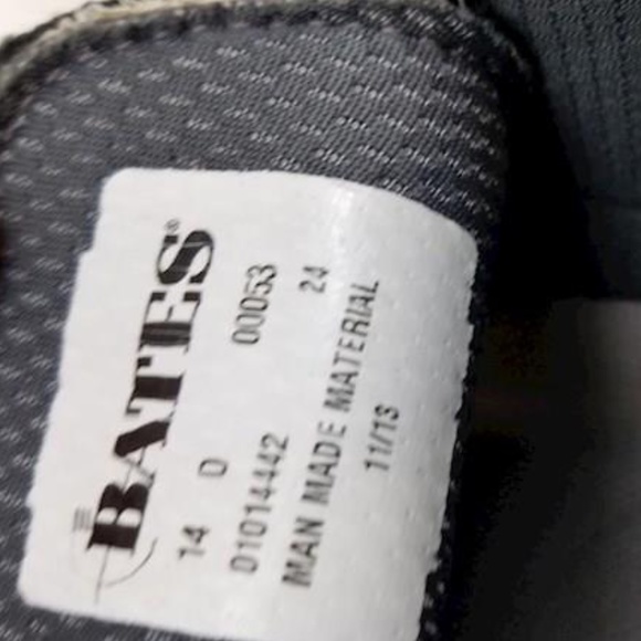 Bates Black Shoes Size 14 main image 7
